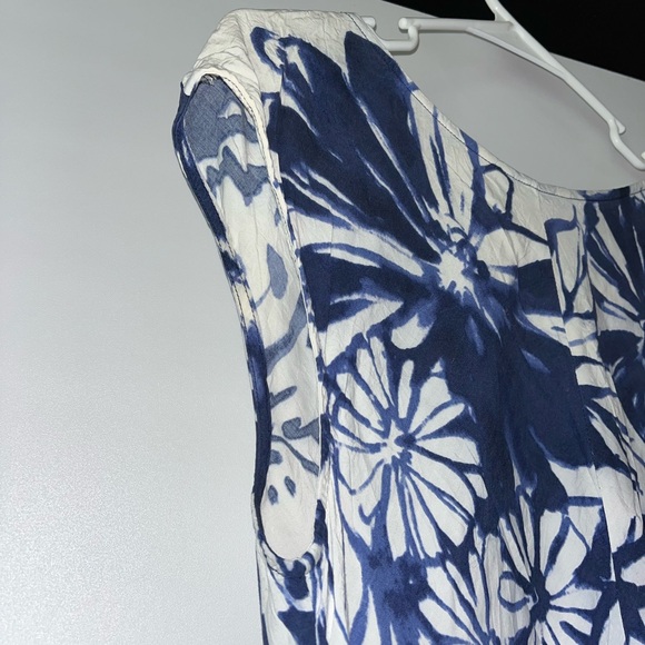 Women's Hawaiian Jams World Dress size medium blue and white - Picture 5 of 9